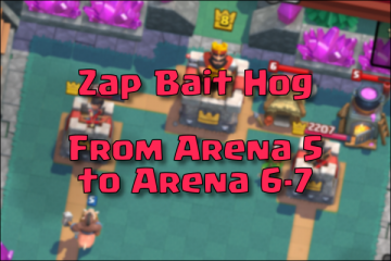 arena 5 best deck with inferno tower and zap