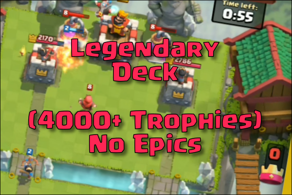 Arena 4 Deck: Push to 2000+ Trophies as a F2P Player!